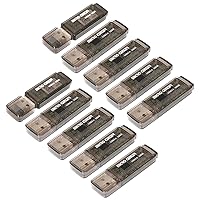 Micro Center SuperSpeed 10 Pack 32GB USB 3.0 Flash Drive Gum Size Memory Stick Thumb Drive Data Storage Jump Drive (32G 10-Pack)