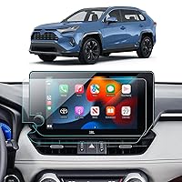 2PCS Car Nano Screen Protector for 10.5 Inch 2024 2023 Toyota RAV4 Accessories GPS Navigation Touchscreen Protector Films for Toyota RAV 4 HD Clear Bubble Free