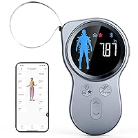 RENPHO Upgraded Body Measure Tape - Enhanced Tool for Monitoring Weight Loss, Muscle Gain, and Fitness Progress， Digital Smart Retractable Tape Measures in Both Inches and Centimeters with Precision