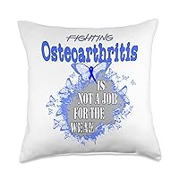Osteoarthritis Awareness Throw Pillow