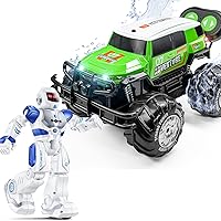 Ruko 1601AMP2 Amphibious Monster Truck, 6088 Gesture Sensing Robot, Gifts for Kids 3 4 5 6 Years Old