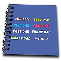 3dRose 3dRose-Sutandre- - Image of Words Describing dad - Drawing Books (db-361819-3)