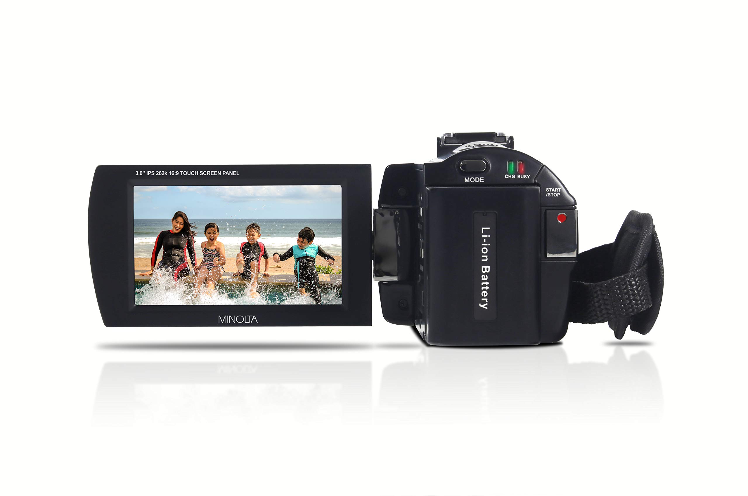 Minolta 4K Ultra HD 30 Mega Pixels Night Vision Digital Camcorder, MN4K20NV