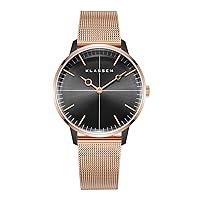 Class 4Teen Disco Volante WDI19RB001W Women's Watch, Rose Gold, Black Mesh, 1.4 inches (36 mm), Genuine Import Pink Gold, Dial color - black, 36mm, Miyota Japanese Two Hand Quartz Watch