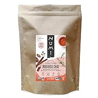 Numi Organic Rooibos Chai Tea, 16 Ounce Pouch, Loose Leaf Herbal Tea, Brews 200 Cups, Caffeine Free (Packaging May Vary)