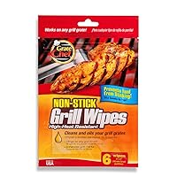 Non-Stick Disposable Grill Wipes, 6 Count
