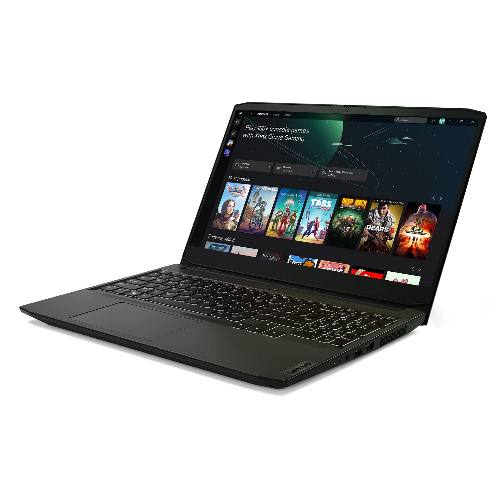 Lenovo IdeaPad Gaming 3 15 Laptop, 15.6" FHD Display, AMD Ryzen 5 5600H, NVIDIA GeForce GTX 1650, 8GB RAM, 256GB Storage, Windows 10H