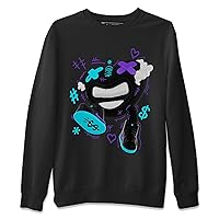6 Aqua Design Printed Walk In Love Sneaker Matching Sweatshirt