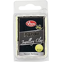 Viva Decor Pardo Jewelry Clay, 56g, Neon Yellow