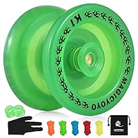 yo-yo,Plastic yoyo,HUIOP Unresponsive Yoyo for Yo-Yo Ball with 5 Replacement Strings G Storage Pouch
