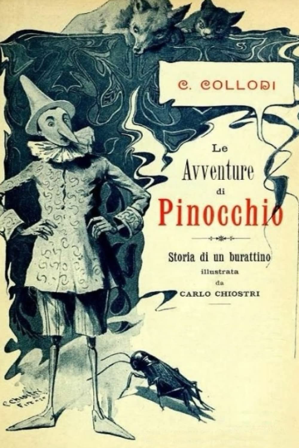 Pinocchio, avventure di un burattino di legno: Versione originale con splendide illustrazioni d’epoca (Italian Edition)