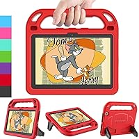LEDNICEKER Kids Case for H D 8 & Plus 2020 & 2022 - Lightweight Shockproof Handle with Stand Kid-Proof Case for H D 8 inch Tablets (2022/2020 Release) - Red