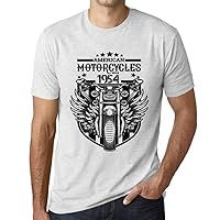 Men's Graphic T-Shirt Motorcycles Since 1954 70th Birthday Anniversary 70 Year Old Gift 1954 Vintage