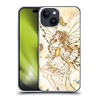 Head Case Designs Officially Licensed Nene Thomas Rhapsody in Gold Butterflies Fairies Hard Back Case Compatible with Apple iPhone 15