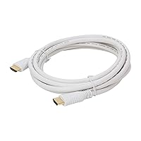 Nippon Labs NMHD-10MM-WT 10-Feet High Speed HDMI with Ethernet cl2 Rating, White Cable M/M 28 AWG Gold Plated