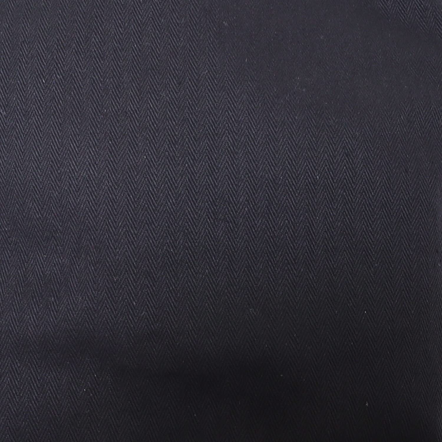 EXAS Men's Hanning, Adjustable Cotton, Herringbone, Side Belt, Up to Approx. 25.6 inches (65 cm), Black, Black