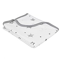 American Baby Company 100% Cotton Thermal Waffle Swaddle Blanket, Soft, Breathable & Stretchy, Super Stars, 30
