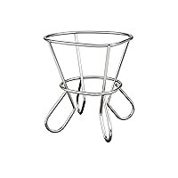 HIC Wire Spiral Ham Holder and Roasting Rack, For Ham up to 10-Pounds, 6-Inches Tall