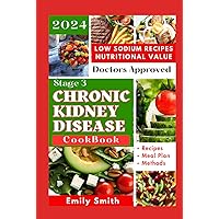 Stage 3 Chronic Kidney Disease Cookbook: Nephrologist Approved Recipes to Manage Renal Health Using Kidney Friendly Foods (Kidney Disease Reversal Books) Stage 3 Chronic Kidney Disease Cookbook: Nephrologist Approved Recipes to Manage Renal Health Using Kidney Friendly Foods (Kidney Disease Reversal Books) Hardcover Kindle Paperback