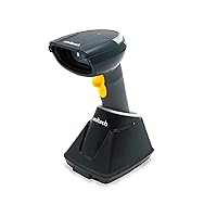 Unitech America MS852B Rugged 2D Imager Barcode Scanner, USB, Handheld Wireless BT, Bluetooth, w/Cradle, Retail, Hospitality, Store, TAA Compliant, MS852-AUBB0C-SG