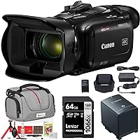 Canon Vixia HF G70 UHD 4K Camcorder Bundle BP-820 Lithium-Ion Battery Pack for HFG70, Camera Bag with Accessories, and 64GB Memory Card