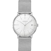 JUNGHANS Max Bill 027/4106.46 Small Automatic Watch with Milanese Strap, Bracelet
