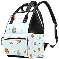 Snail Creeping Diaper Bag Travel Mom Bags Nappy Backpack Large Capacity for Baby Care