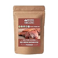 Organic Red Reishi Mushroom Powder 100% Pure Natural 100 Gram / 3.52 oz