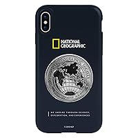 National Geographic NG12967iX iPhone XS/X Case, Global Seal Metal-Deco Case, Navy (National Geographic Global Seal Metal Deco Case), iPhone Cover, Smartphone Case