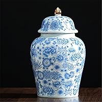 Ceramic Jars,Tea Jar,Chinese Style Storage Jars,Tea Canister Tea Storage Container Tins Ginger Jars Temple Jar Decorative Jar Ceramic Jar Porcelain Vase Jars