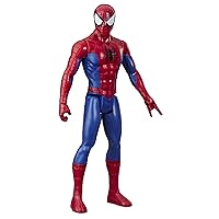 Marvel Titan Hero Series Spider-Man 12-Inch Action Figure with Fx Port, Perfect for Easter Toys, Basket Stuffers, and Gifts for Kids