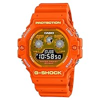 CASIO G-Shock DW-5900TS-4JF Transparent Fluorescent dial Orange Urethane Band 20 ATM Water Resistant Watch Shipped from Japan 2021 Released