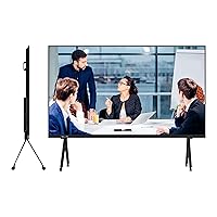 Digital Signage Interactive Commercial Monitor, 98 Inches Smart Writing Board, LED Screen Panel, 4K Display, Double System OPS PC Android for Meeting Room...