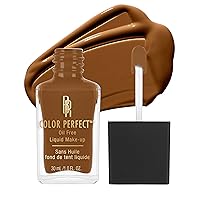 Black Radiance Color Perfect Liquid Full Coverage Foundation Makeup, Toffee, 1 Ounce