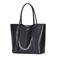 JIUFENG Women Handbag Genuine Leather Tote Shoulder Purses Classic Large Capacity Commuter Bag