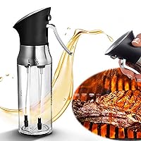 Qiangcui Oil and Vinegar Sprayer Dispenser, 2 in 1 Portable Dressing Spray, Olive Oil and Vinegar Dispenser, for Kitchen, Cooking, Salad, Bread Baking, BBQ