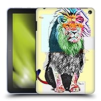 Head Case Designs Officially Licensed Michel Keck Lion Animal Collage Soft Gel Case Compatible with Fire HD 8/Fire HD 8 Plus 2020