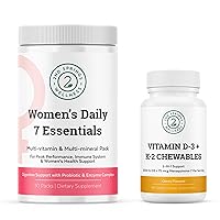 Women's Daily 7 Essentials & Vitamin D3 + K2 Chewables Bundle