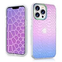 MYBAT PRO Mood Series Slim Cute Clear Crystal Case for iPhone 13 Pro Max Case, 6.7 inch, Stylish Shockproof Non-Yellowing Protective Cover for Women Girls, Iridescent Snake
