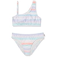 Lucky Brand Girls' One-Piece and Two-Piece Bikini Swimsuits with UPF 50+ Sun Protection, Quick Drying Bathing Suit