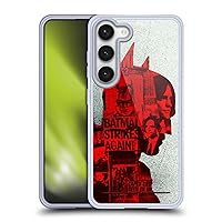 Head Case Designs Officially Licensed The Batman Collage Neo-Noir Graphics Soft Gel Case Compatible with Samsung Galaxy S23 5G and Compatible with MagSafe Accessories