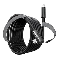 UGREEN Link Cable Compatible with Oculus Quest 2/ Pico 4 and PC/Steam VR, 16FT VR Link Headset Cable with High-Speed Transfer and Fast Charging, USB 3.0 USB C to C Cable for VR Headset and Gaming