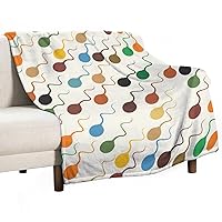 Sperm Throw Blanket Warm Soft Couch Blankets Bed Blanket Chair Blanket for Couch Bed Decor Gift