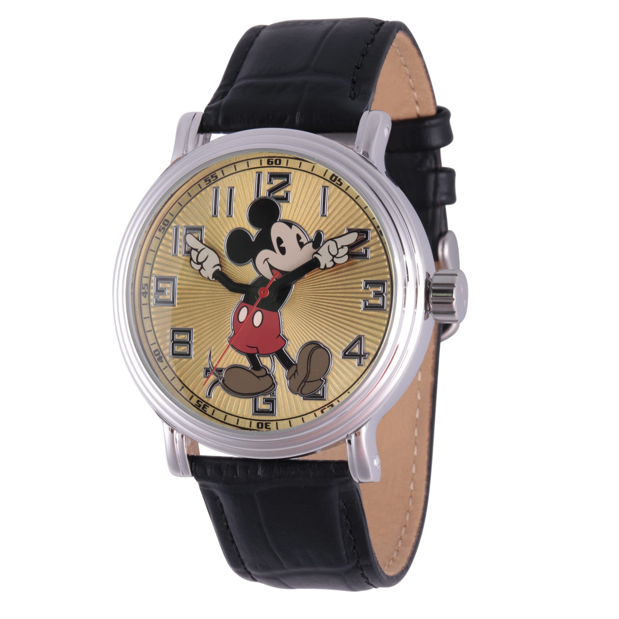 Disney Mickey Mouse Adult Vintage Articulating Hands Analog Quartz Watch