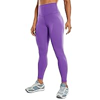 CRZ YOGA Women's Ulti-Dry Workout Leggings 25 Inches - High Waisted Yoga Pants 7/8 Gym Leggings
