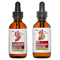 Red Raspberry and Cranberry Seed Oil Bundle: Hydrate and Protect Your Skin