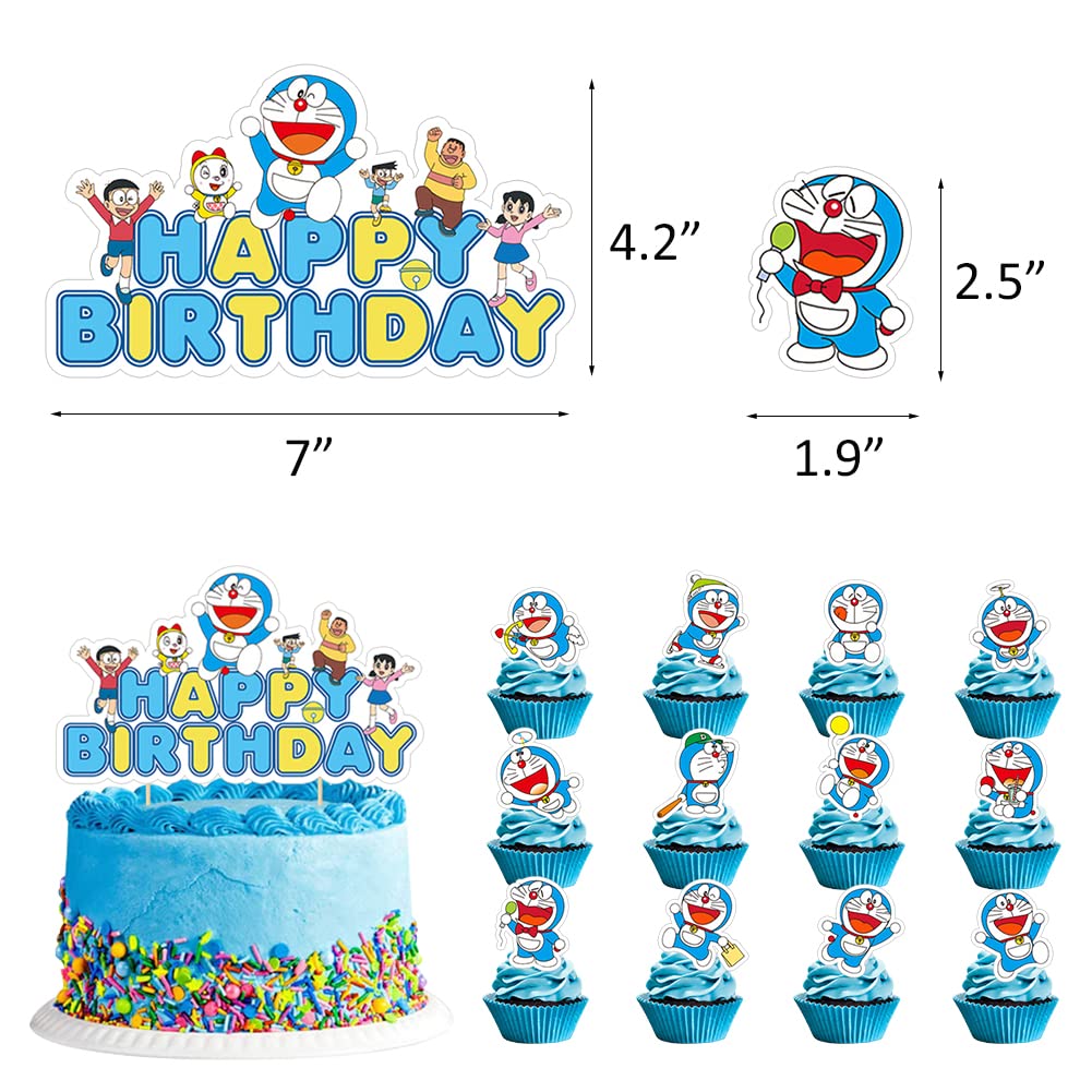 Doraemon birthday cake, Food & Drinks, Homemade Bakes on Carousell