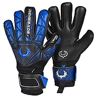 Renegade GK Vortex Goalie Gloves with Microbe-Guard (Sizes 6-11, 3 Styles, Level 3) 3.5+3mm Hyper Grip & Super Mesh | Excellent All-Around Goalkeeper Glove | Based in The USA