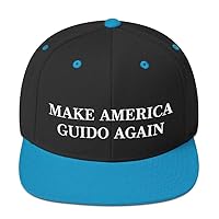 Make America Guido Again Hat (Embroidered Snapback Cap) Funny Pauly, Vinny Jersey Shore MAGA Parody