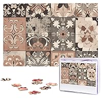 Different Shaped Squares Print Puzzles Personalized Puzzle for Adults Wooden Picture Puzzle 1000 Piece Jigsaw Puzzle for Wedding Gift Mother Day